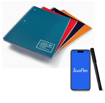 Livescribe LivePen Smart Pen Plus Smart Paper Notebook Student Bundle