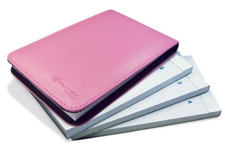 Livescribe Smart Paper Notebook Pocket Size Pink Flip Notepad 4-Pack Vol #1-4