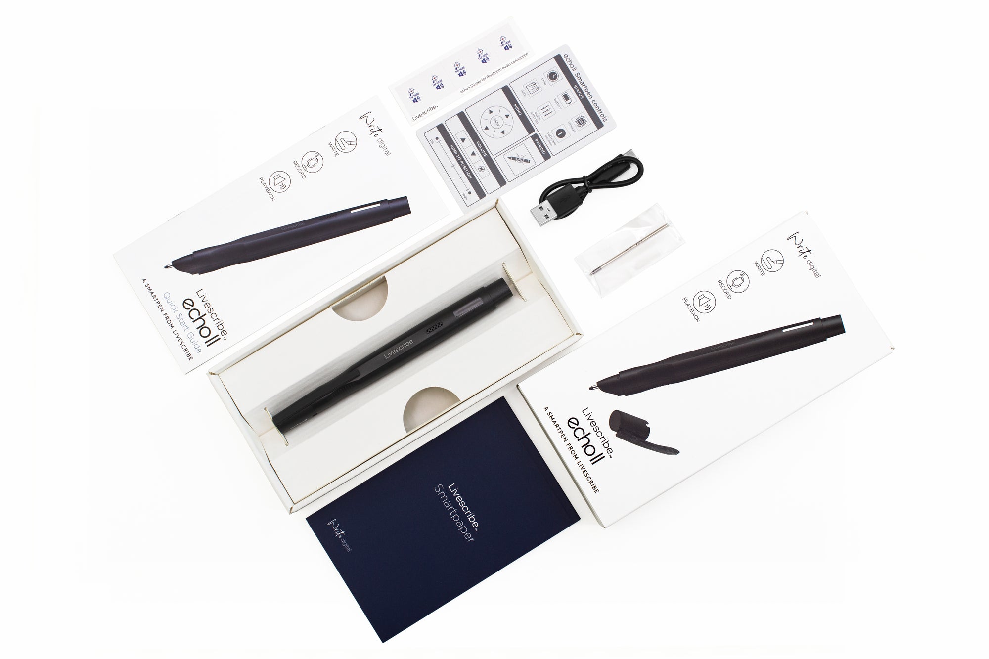Livescribe Echo 2 Smart Pen Inside Packaging