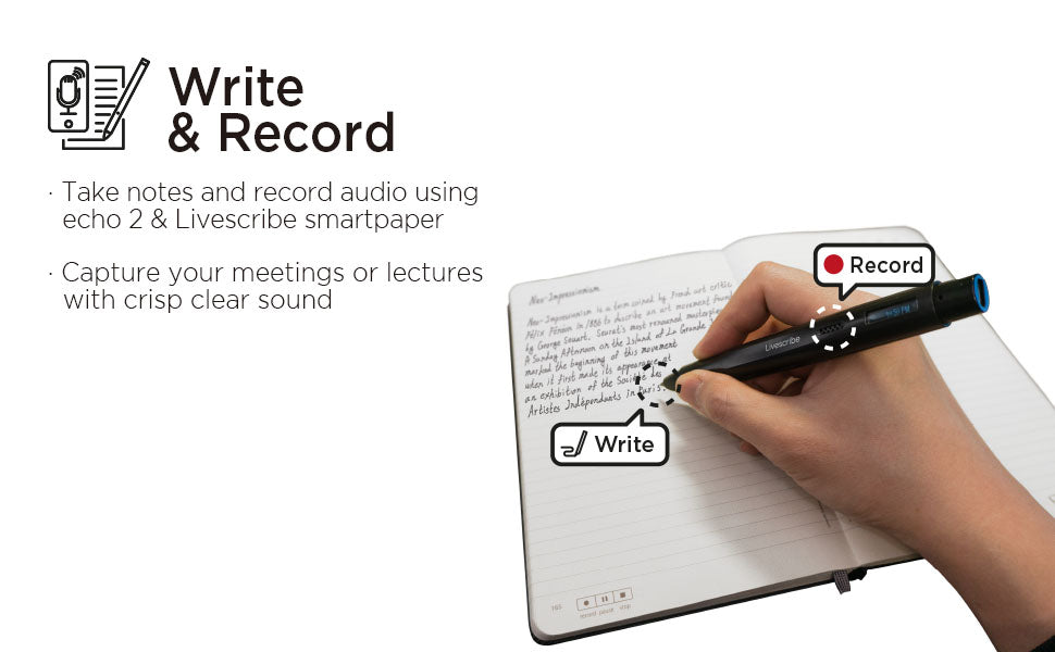 Livescribe Echo 2 Smart Pen Write & Record