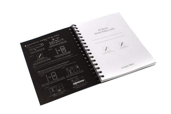 Livescribe Aegir Smartpen＋専用 A5ノート8冊 4-Pack A5 Spiral Smart Ruled Vol #1-4 - Livescribe Inc. (US)