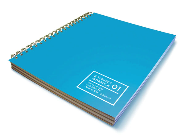 Three Subject Notebook, #1, Teal - Livescribe Inc. (US)